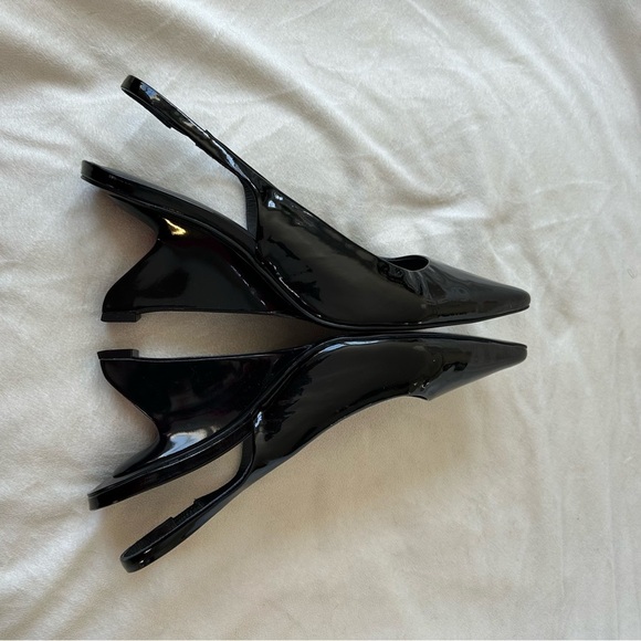 Reformation Black Slingback Heels - Picture 7 of 10